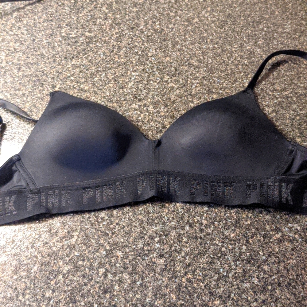 Pink wireless bra